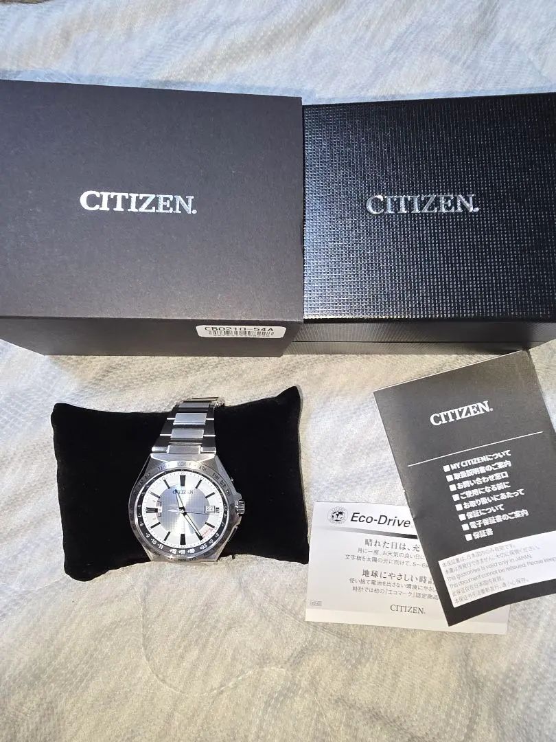 アテッサ Eco-Drive 電波時計 ACT Line CB0210-54A