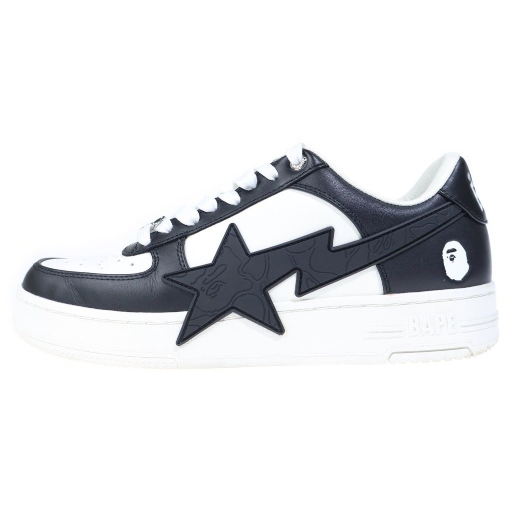 A BATHING APE (アベイシングエイプ) BAPE STA OS #2 1L80191307 ベイプスタ ローカットスニーカー ブラック US9/27.0cm