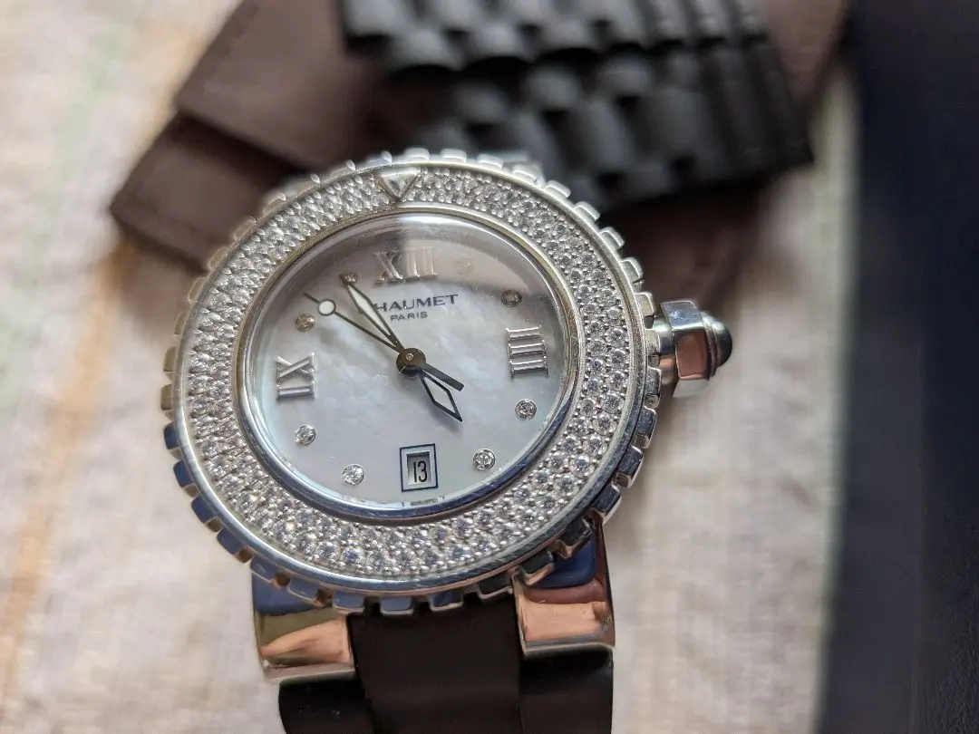 CHAUMET レディース 腕時計 本体 未使用ベルト ケース