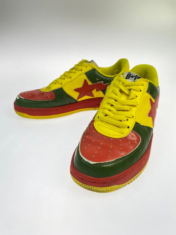 【現状渡し品】A BATHING APE アベイシングエイプ BAPESTA FS-001 ベイプスタ ローカット スニーカー 靴 【163-260119-kk-21-min】