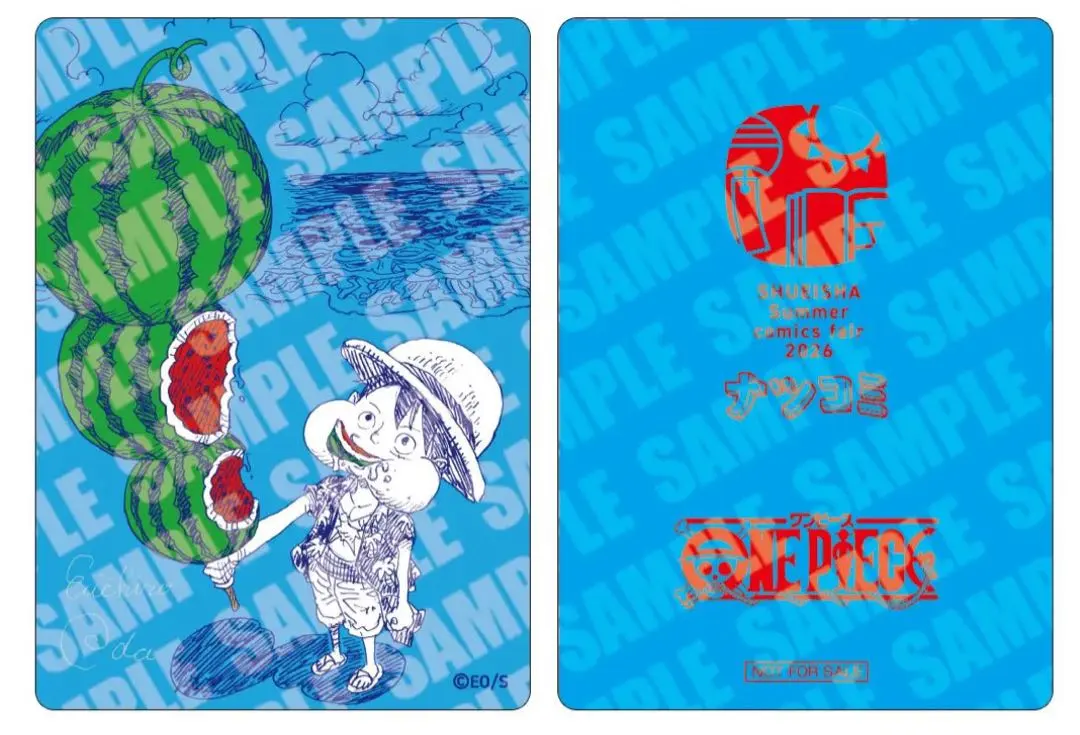 ナツコミ2026 ONEPIECE 尾田栄一郎 サイン メタリックカード