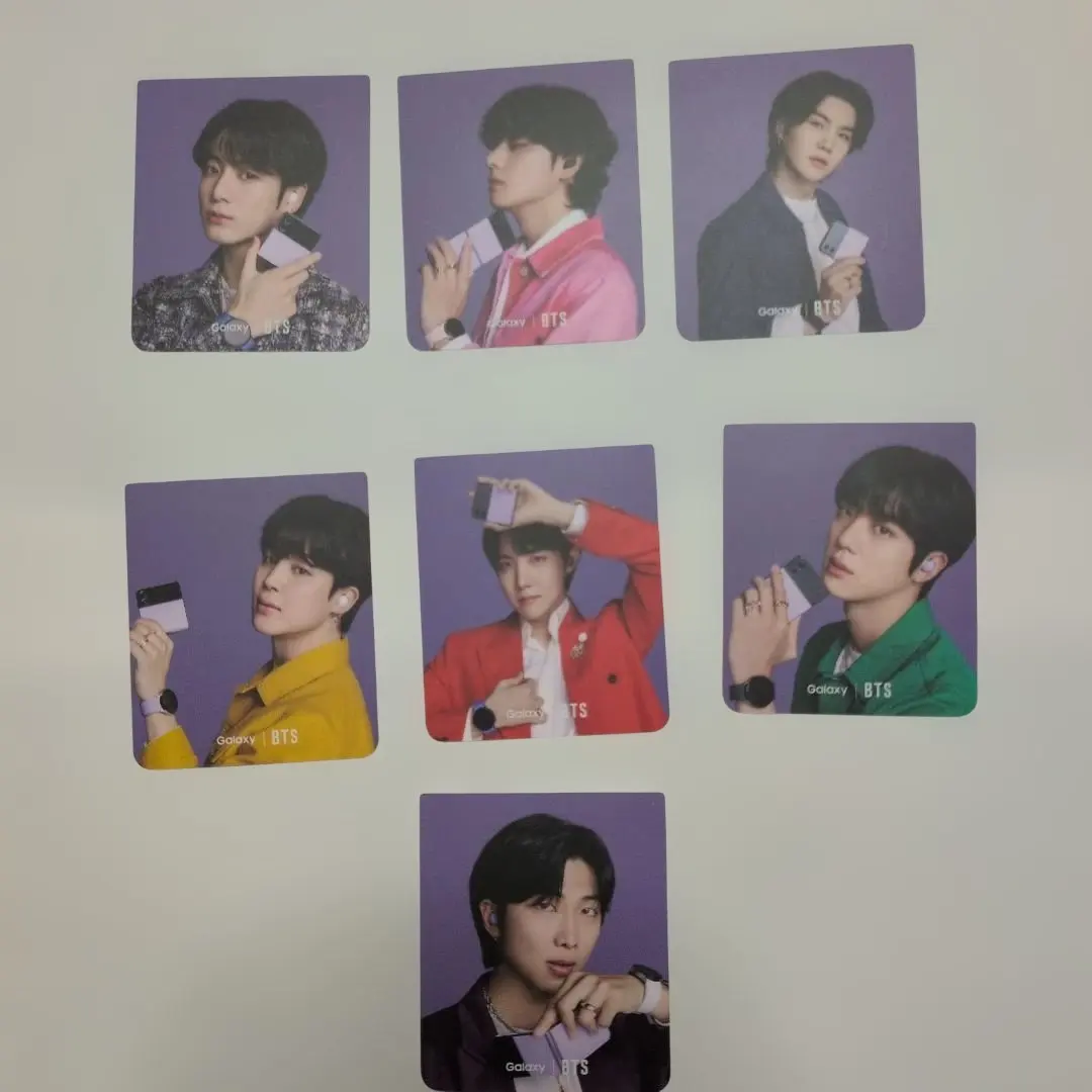 【公式】BTS Galaxy Z Flip4 購入特典 トレカ 7枚セット