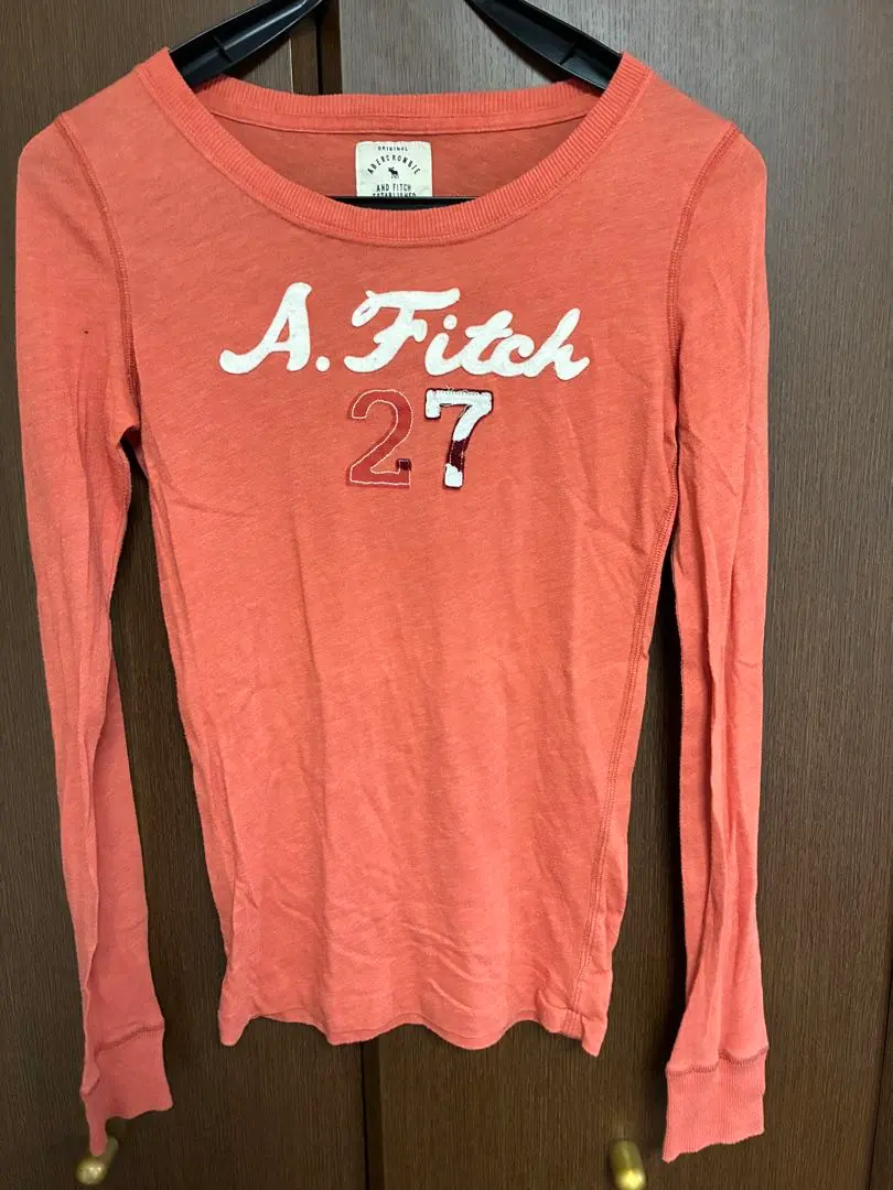 Abercrombie & Fitch 長袖カットソー オレンジ M
