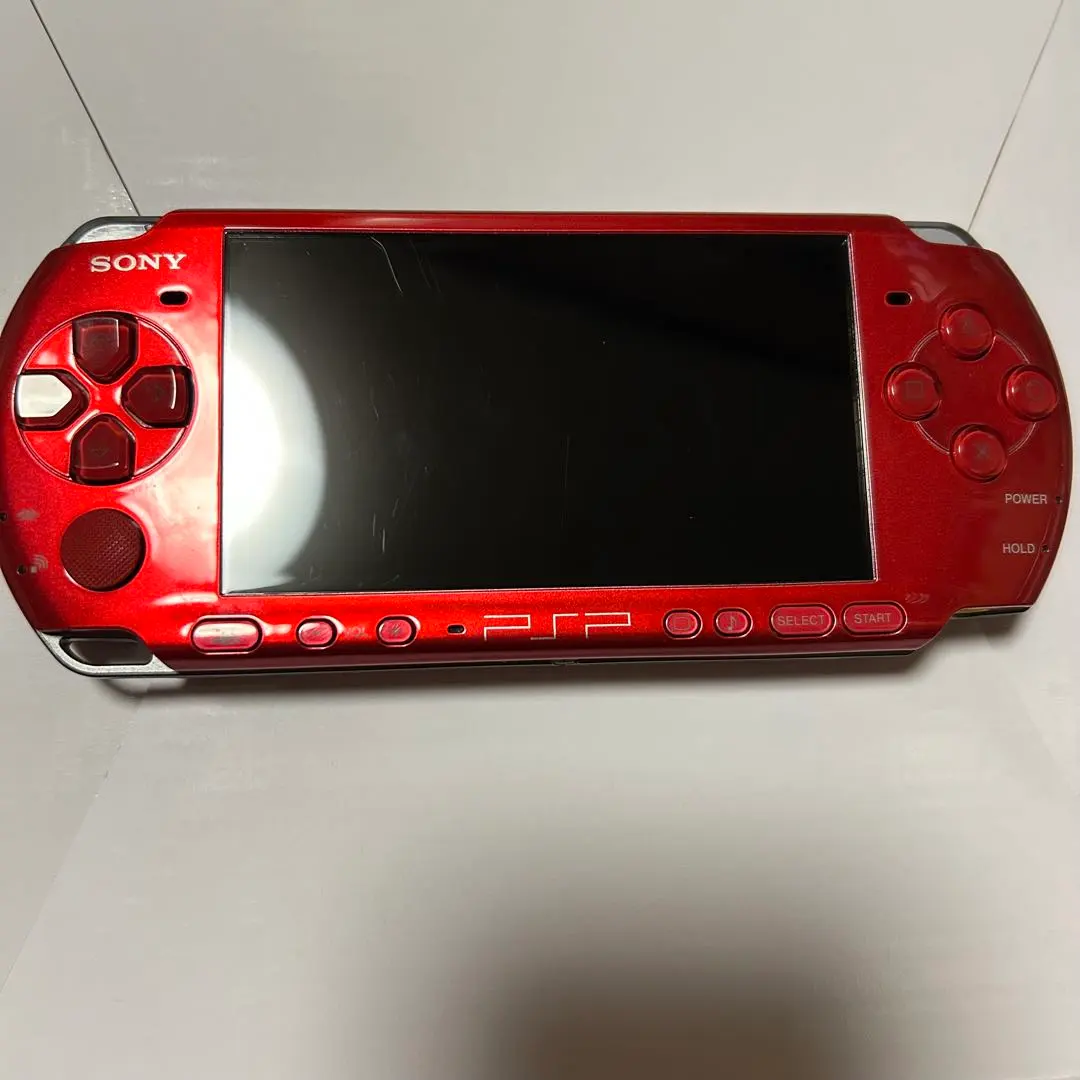 SONY PSP 3000 本体 ラディアントレッド　ジャンク品