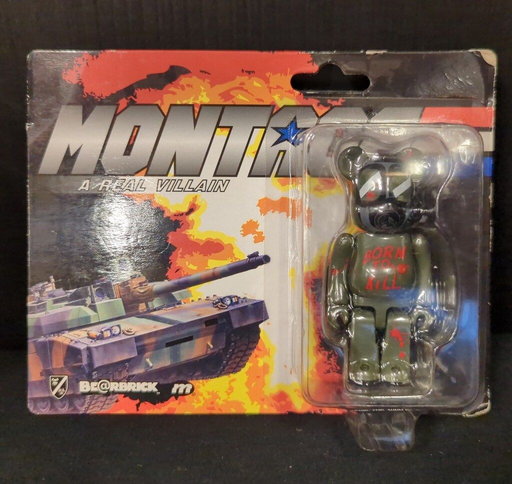 MEDICOMTOY BE@RBRICK 100%Montage(GIJOE/BORNTOKILL)/BE@RBRICK