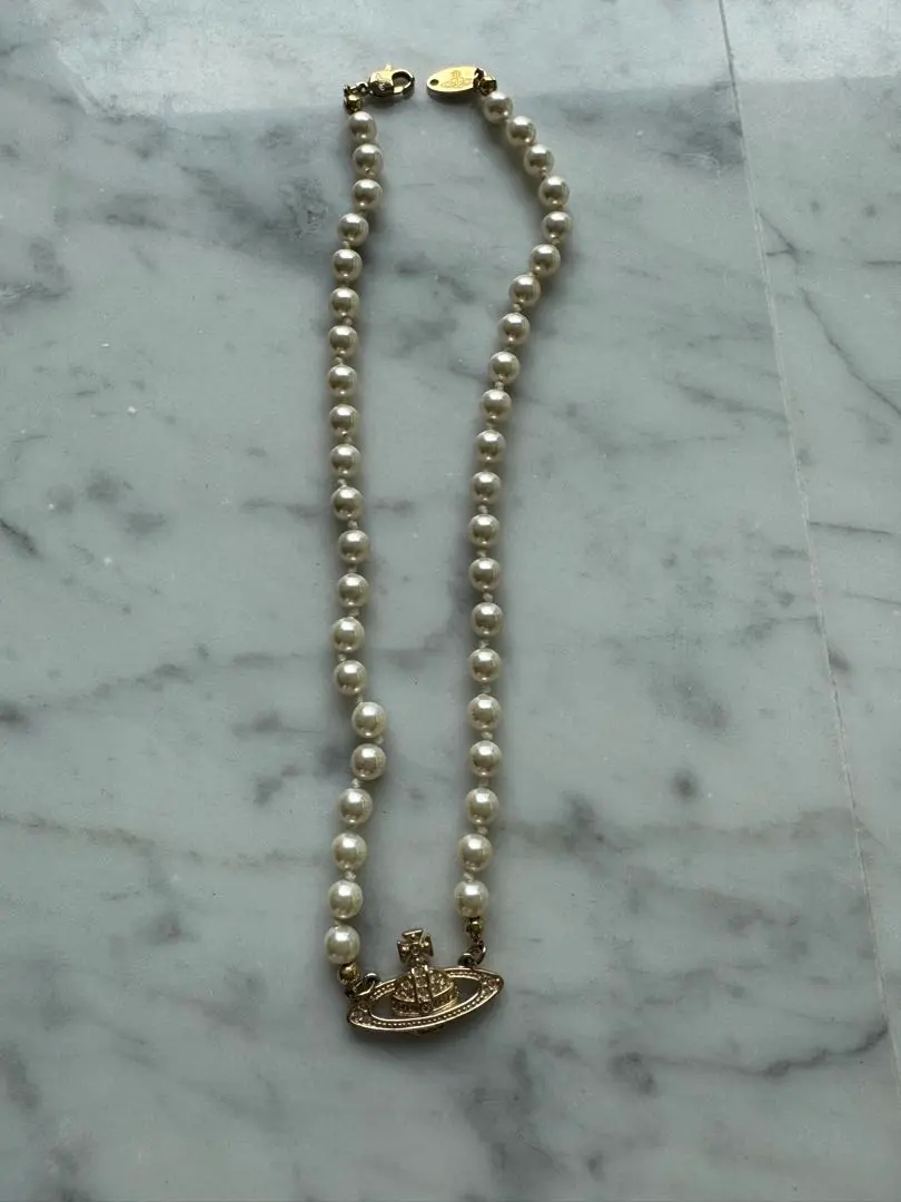 Vivienne Westwood パールネックレス オーブ ゴールド