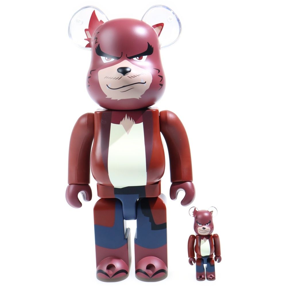 MEDICOM TOY (メディコムトイ) BE@RBRICK バケモノの子 熊徹 100% 400% ベアブリック フィギュア 人形 ブラウン